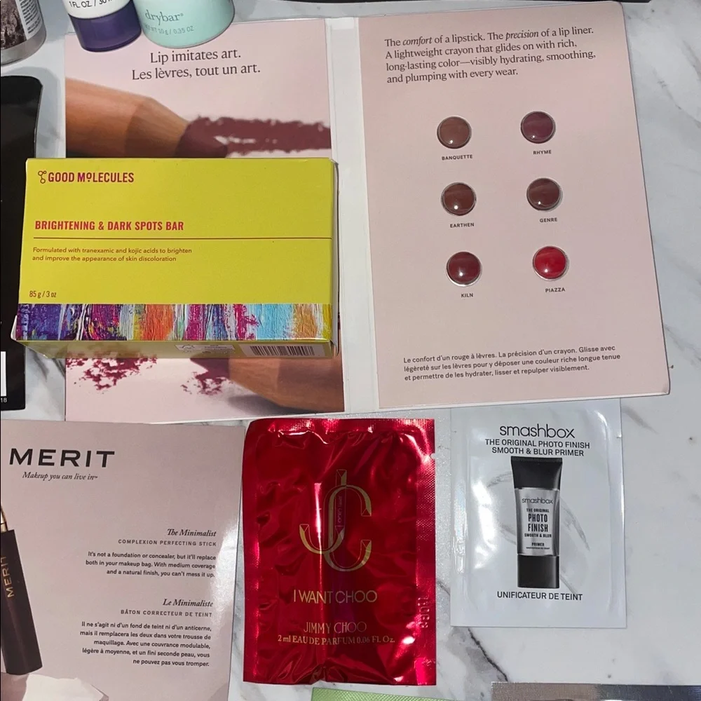 Luxury Beauty Makeup & Skincare Sample Bundle | Guerlain, Merit, Westman + More - Picture 6 of 10